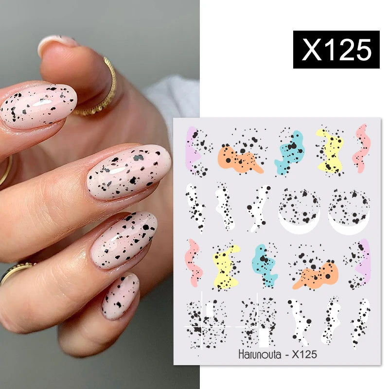 Harunouta Sheet Nail  Water Decals Transfer -Stickers Nail Art 1 sheet