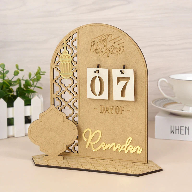 Ramadan Countdown Calendar - Eid Mubarak 2024 Home Decor