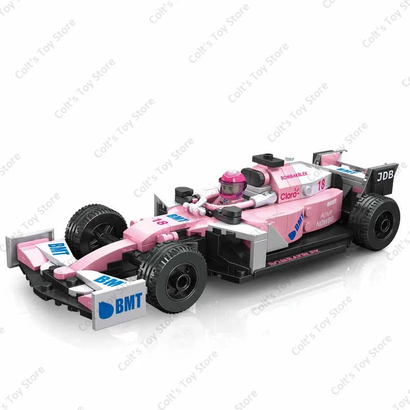 F1 race car model, DIY Building  Block Set , Various  Models Available