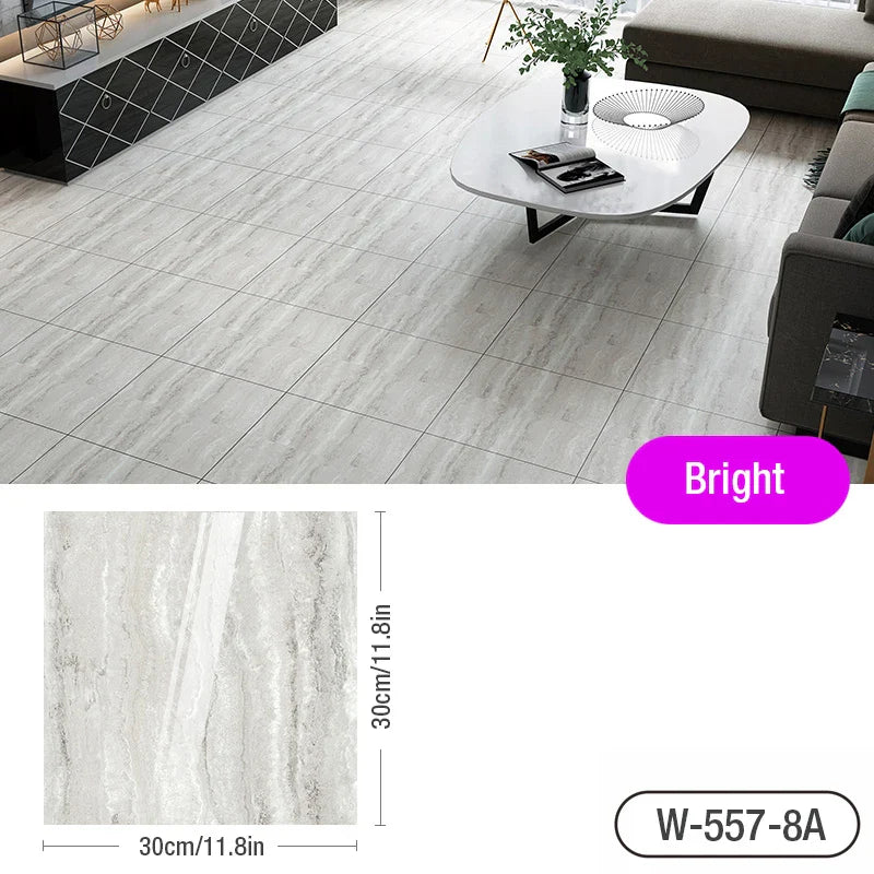 3D tile stickers Simulated Marble Floor - PVC Waterproof Stylish 3D