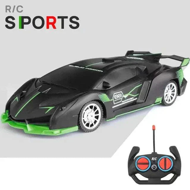 1 18 RC Car LED Light Remote Control Collectible Sport Car Gift Racing