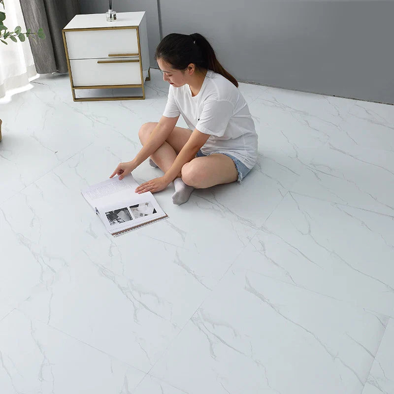 3D tile stickers Simulated Marble Floor - PVC Waterproof Stylish 3D