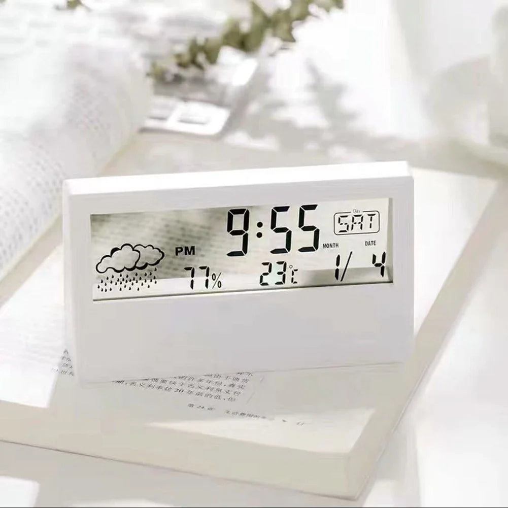 Living Room Clock : Creative Weather Display & Electronic Alarm Clock 