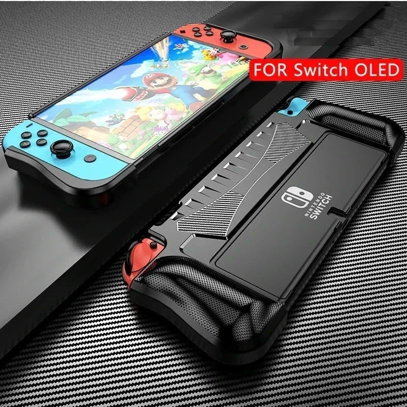 Protective Case for Nintendo Switch OLED, Ergonomic, TPU Grip Case