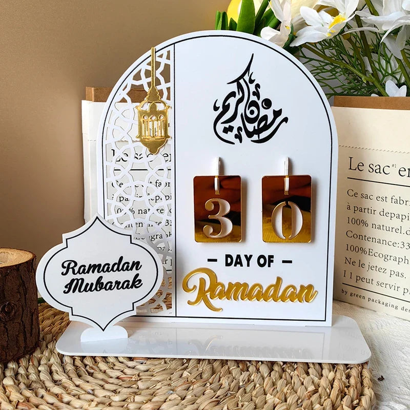 Ramadan Countdown Calendar - Eid Mubarak 2024 Home Decor