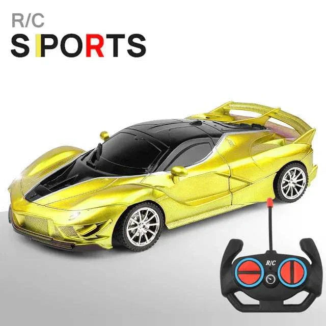 1 18 RC Car LED Light Remote Control Collectible Sport Car Gift Racing