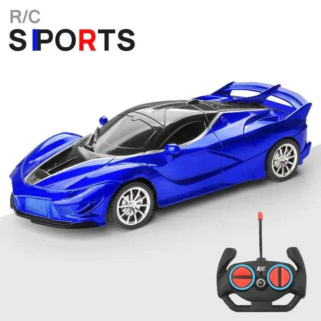 1 18 RC Car LED Light Remote Control Collectible Sport Car Gift Racing