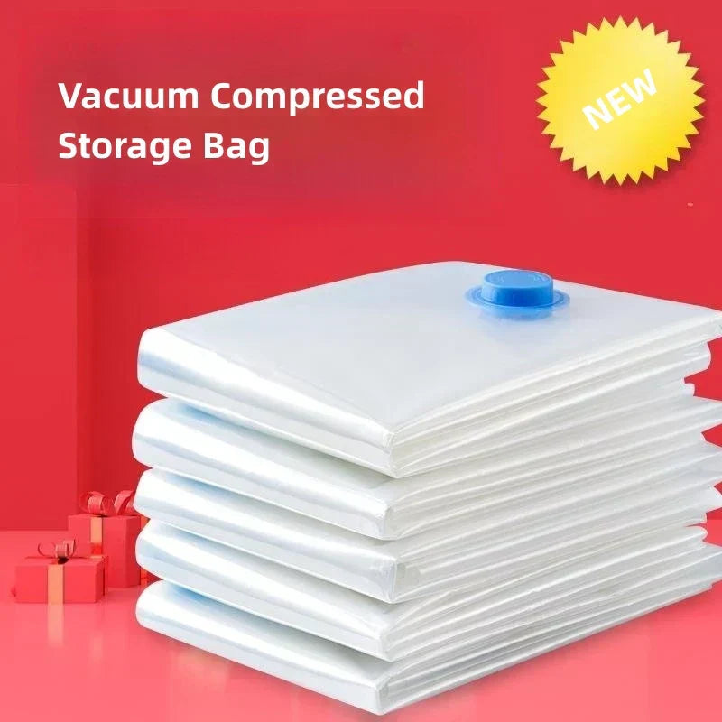 Vacuum Storage Bags With Pump- Compression Storage for Clothes Travel