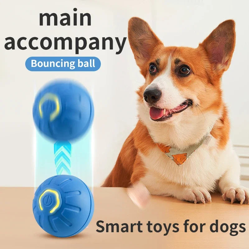 Smart Electronic Dog Toy Ball - Interactive Moving & Bouncing Pet Toy