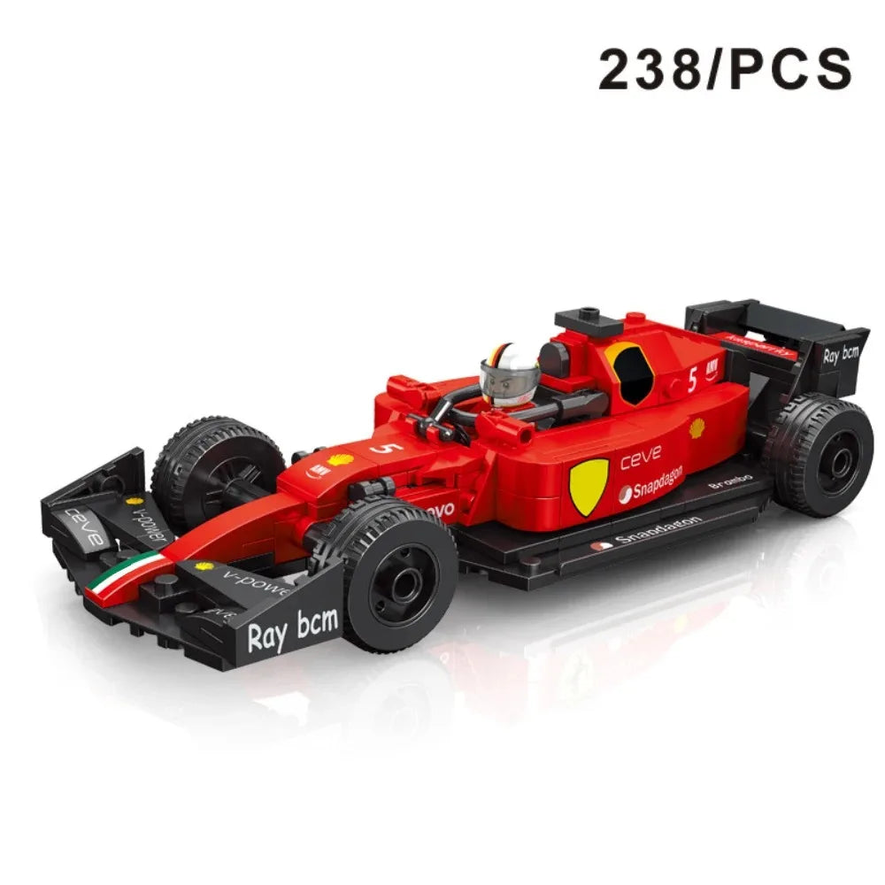 F1 race car model, DIY Building  Block Set , Various  Models Available