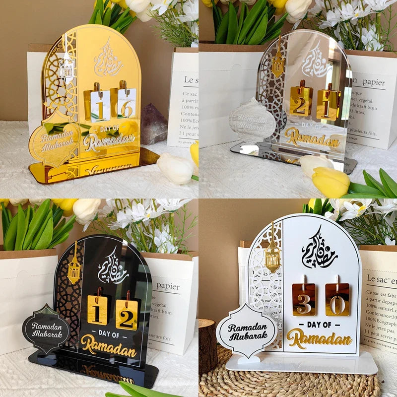 Ramadan Countdown Calendar - Eid Mubarak 2024 Home Decor