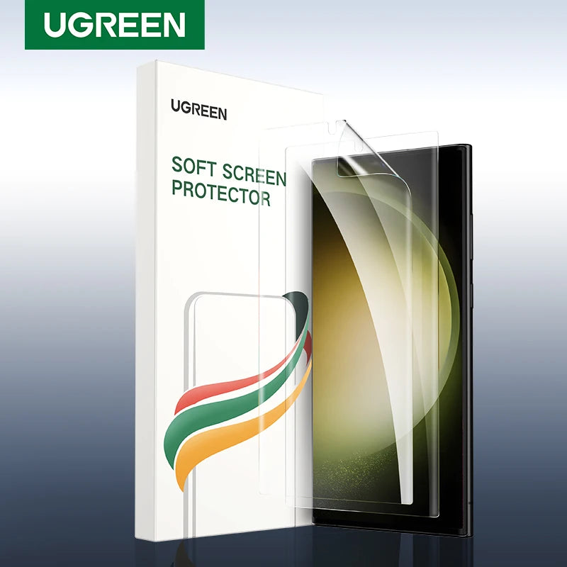 UGREEN 2PCS Screen Protector For Samsung Galaxy S23 S22 Ultra Full Cover Hydrogel Film Protective Phone Screen Protectors