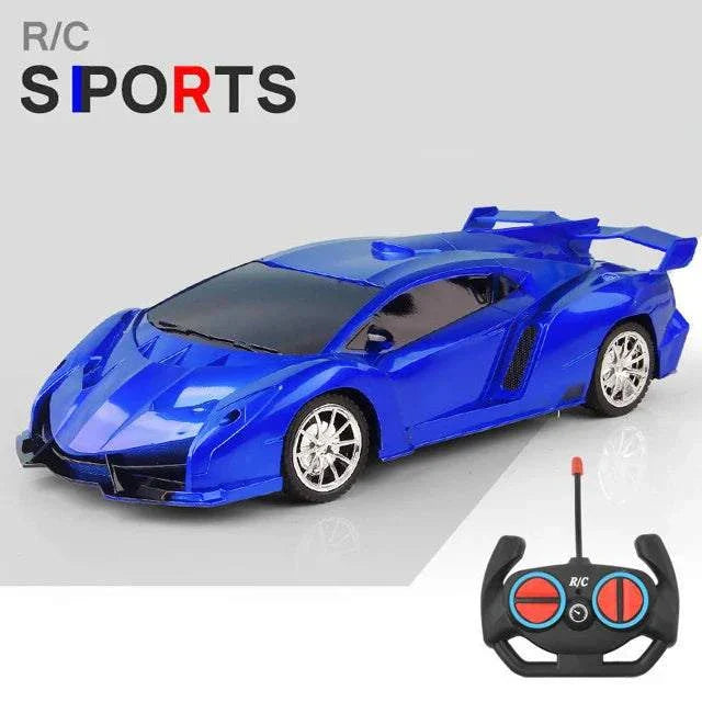 1 18 RC Car LED Light Remote Control Collectible Sport Car Gift Racing