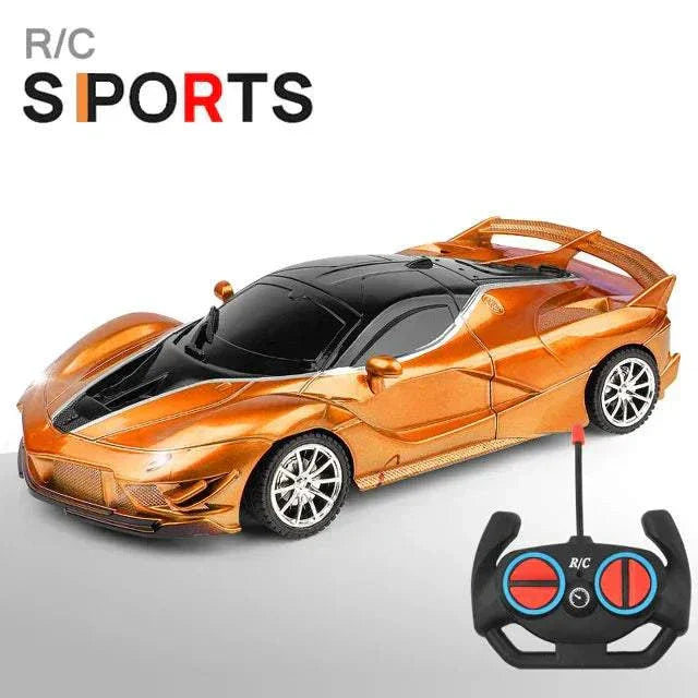 1 18 RC Car LED Light Remote Control Collectible Sport Car Gift Racing