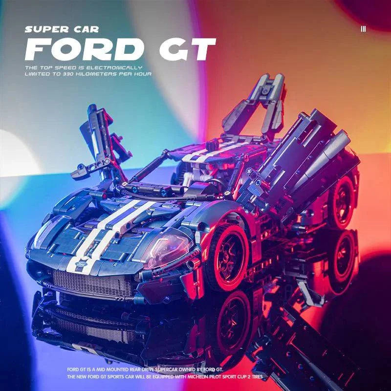 Ford car model Ford GT Sports Car Building Blocks Toy Kids Adult Gifts