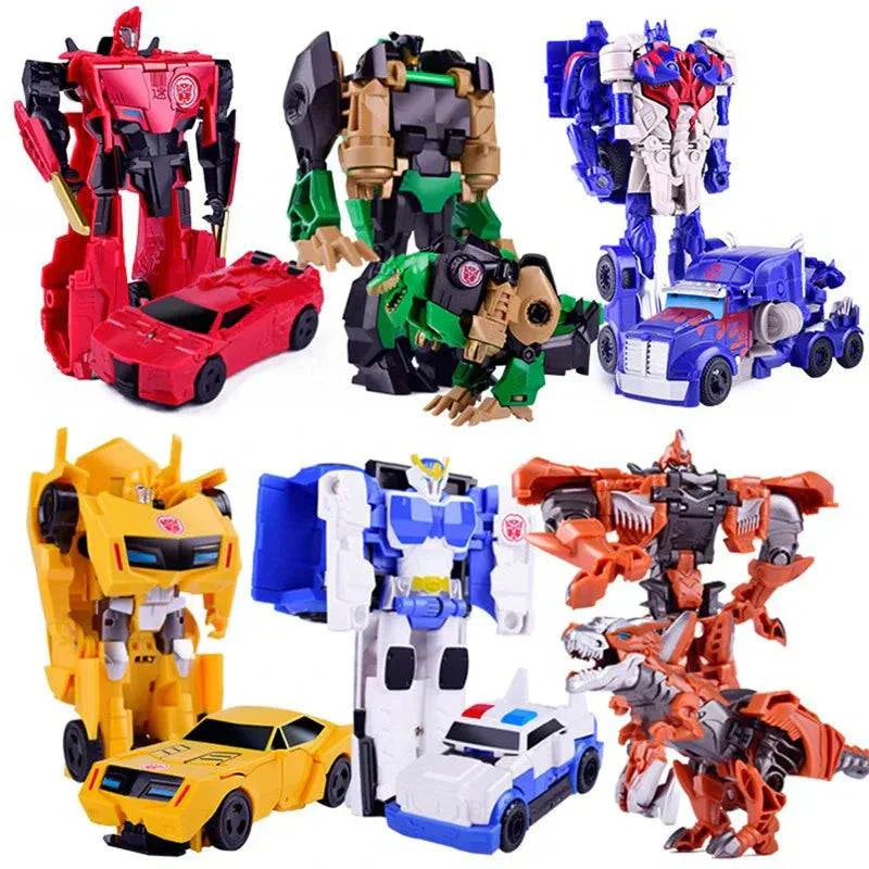 Transformer Car Toy Children's Gift Figurine Toy Mini Metamorphic Car