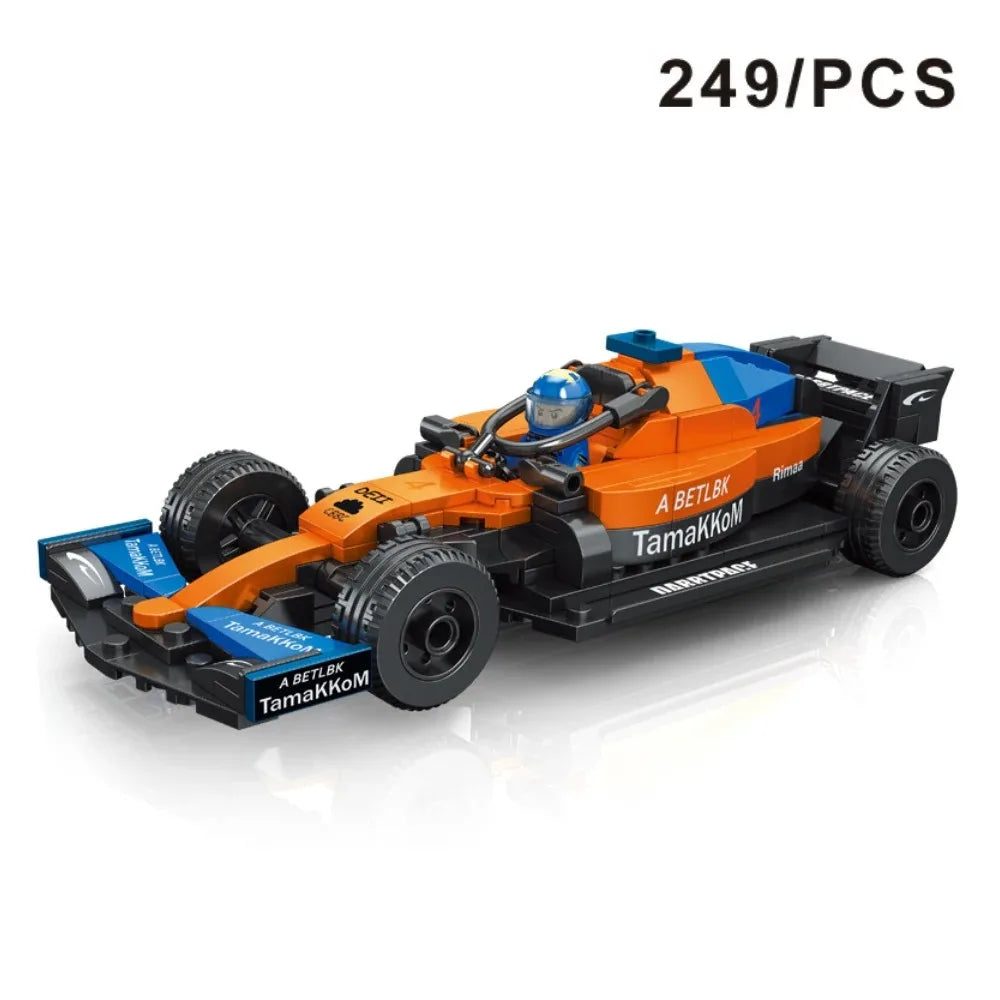 F1 race car model, DIY Building  Block Set , Various  Models Available