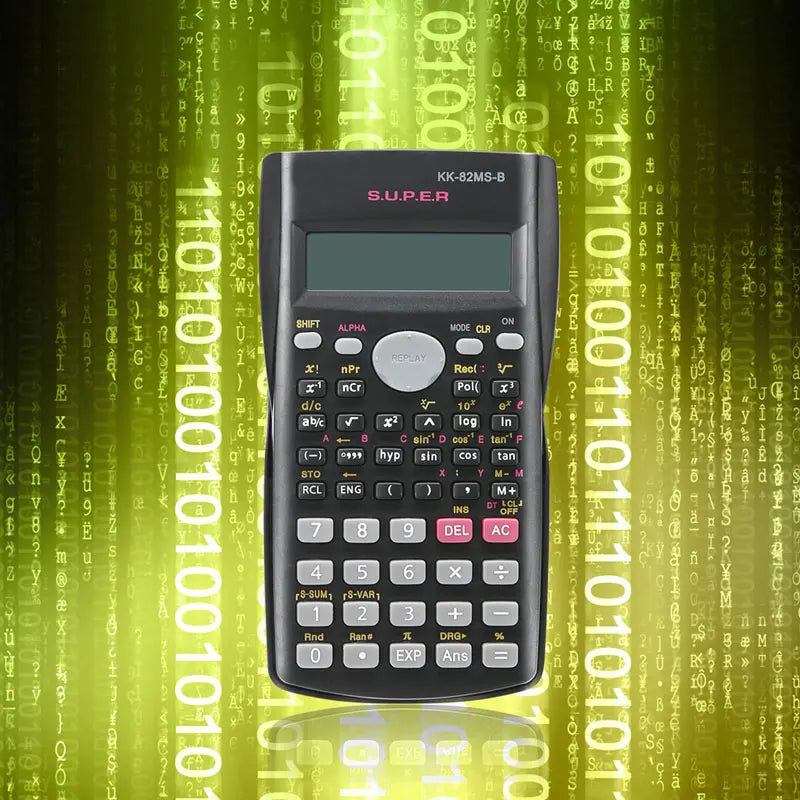 Scientific Calculator with 240 Functions and 2-Line Screen Multi-purpose Portable Student Calculator for Math Teaching