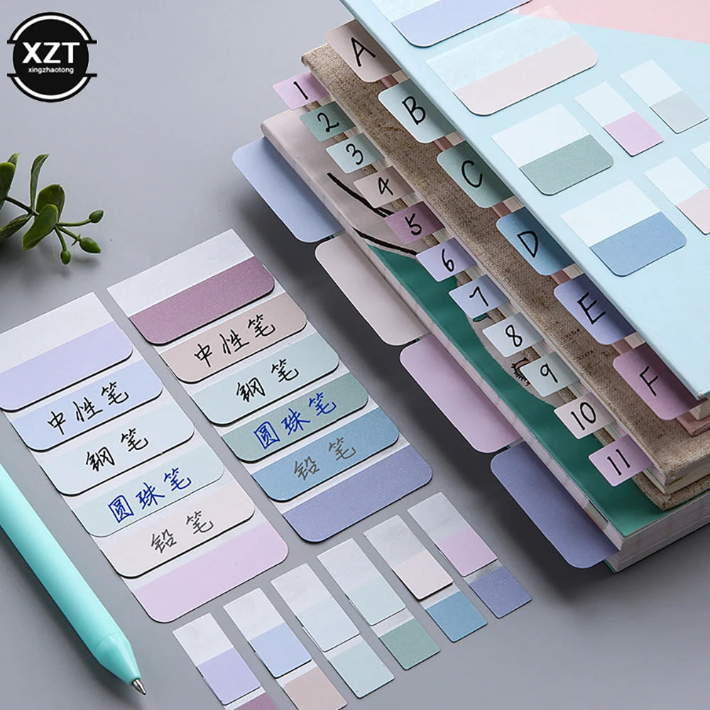 NEW Colorful Sticky Index Tabs Notes Memoranda Notebook Page Markers Classify Sticker Office School Stationery Supplies