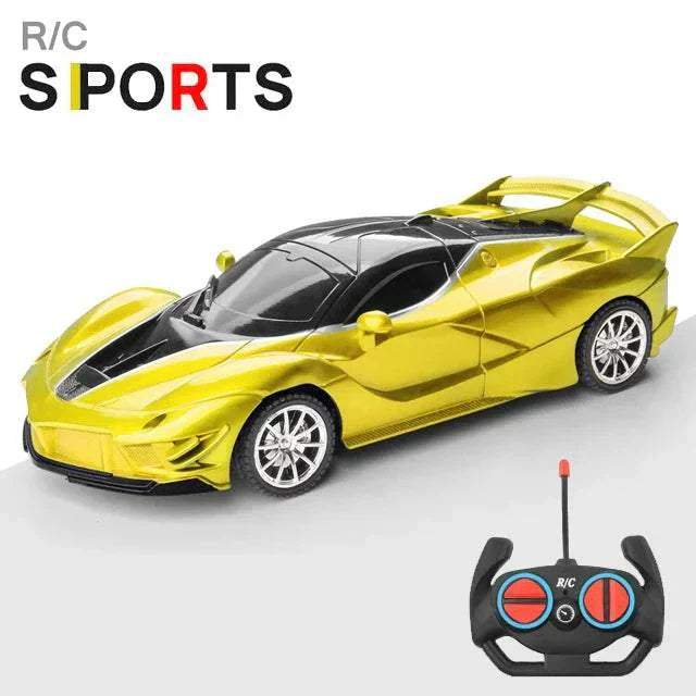 1 18 RC Car LED Light Remote Control Collectible Sport Car Gift Racing