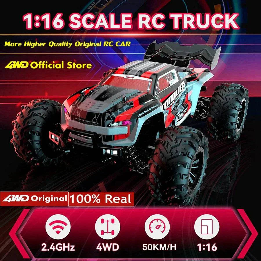 4WD RC Car 1:16 80KM/H Brushless Car Off Road High Speed Toy Kids