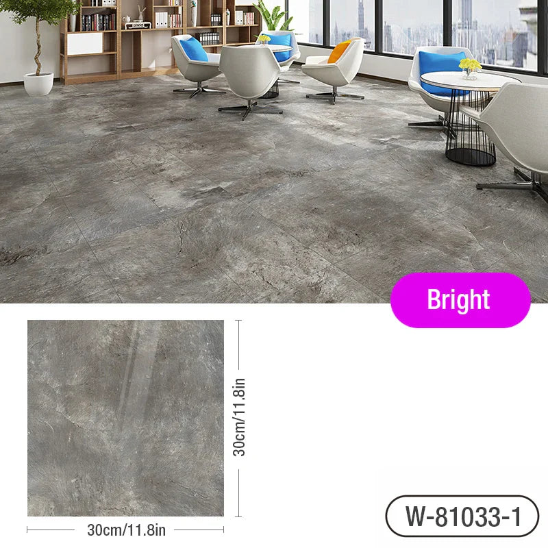 3D tile stickers Simulated Marble Floor - PVC Waterproof Stylish 3D