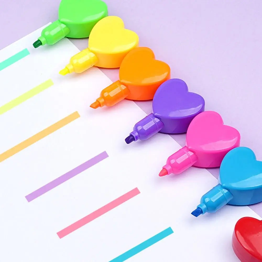 Stationery Student Gift School Office Supplies Highlighter Fluorescent Pen Line Color Marker Pen Hand Account Pen