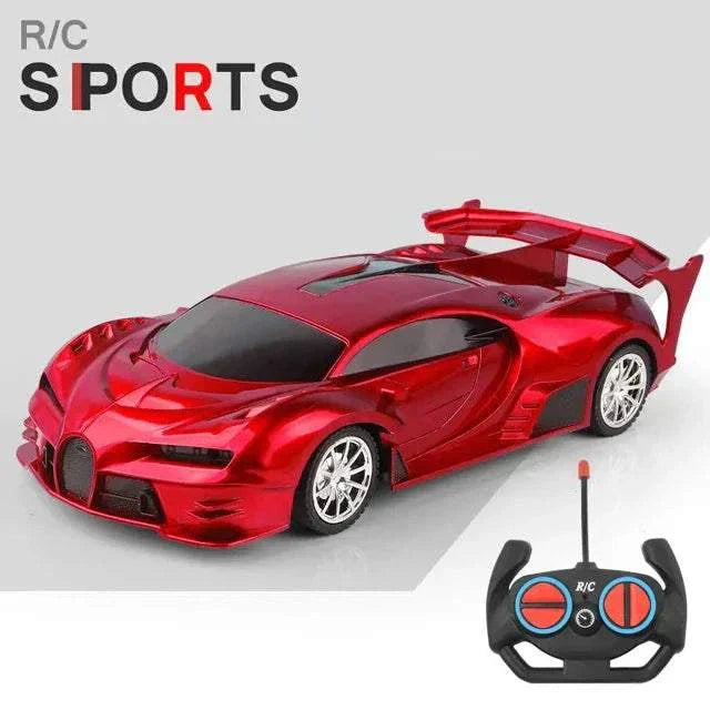 1 18 RC Car LED Light Remote Control Collectible Sport Car Gift Racing