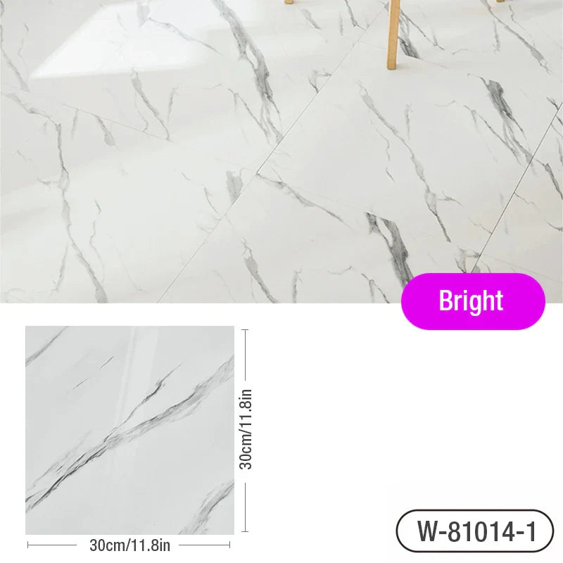 3D tile stickers Simulated Marble Floor - PVC Waterproof Stylish 3D