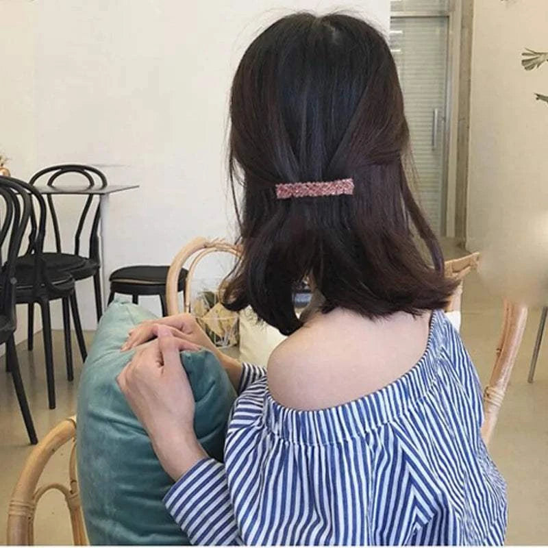 Hair Clips Elegant Hairpins  Crystal Rhinestone Barrettes For Women
