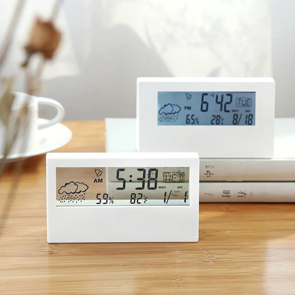 Living Room Clock : Creative Weather Display & Electronic Alarm Clock 