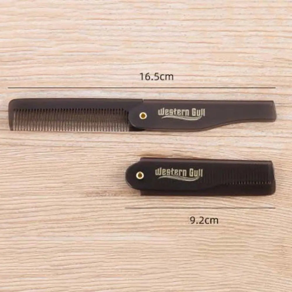 1Pc Portable Folding Pocket Combs For Men Oil Head Portable Beard Combs Hair Styling Product Combs For Man Women Folding Comb