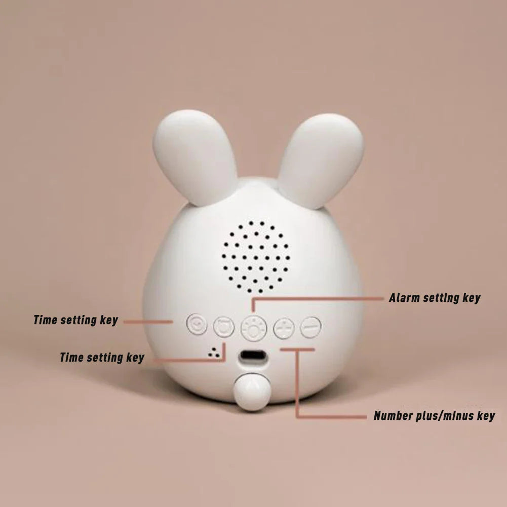 Led digital clock - Kids Cute Rabbit Alarm Clock with Night Light 