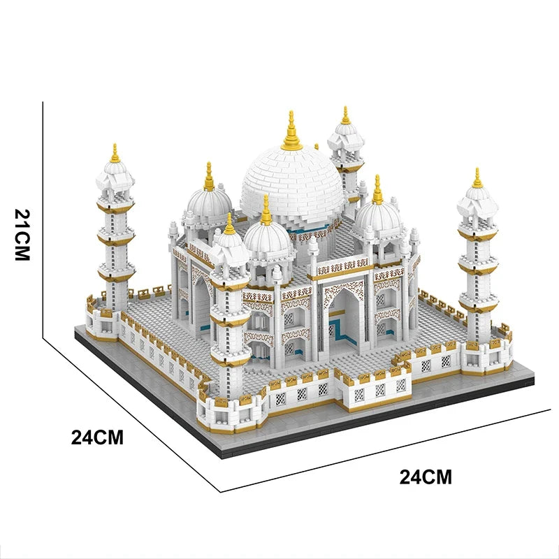 Taj Mahal Mini Bricks Set - Creative City Architecture Model