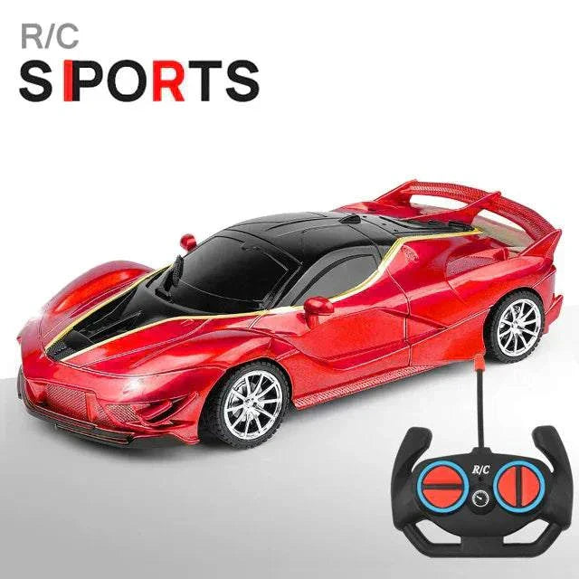 1 18 RC Car LED Light Remote Control Collectible Sport Car Gift Racing