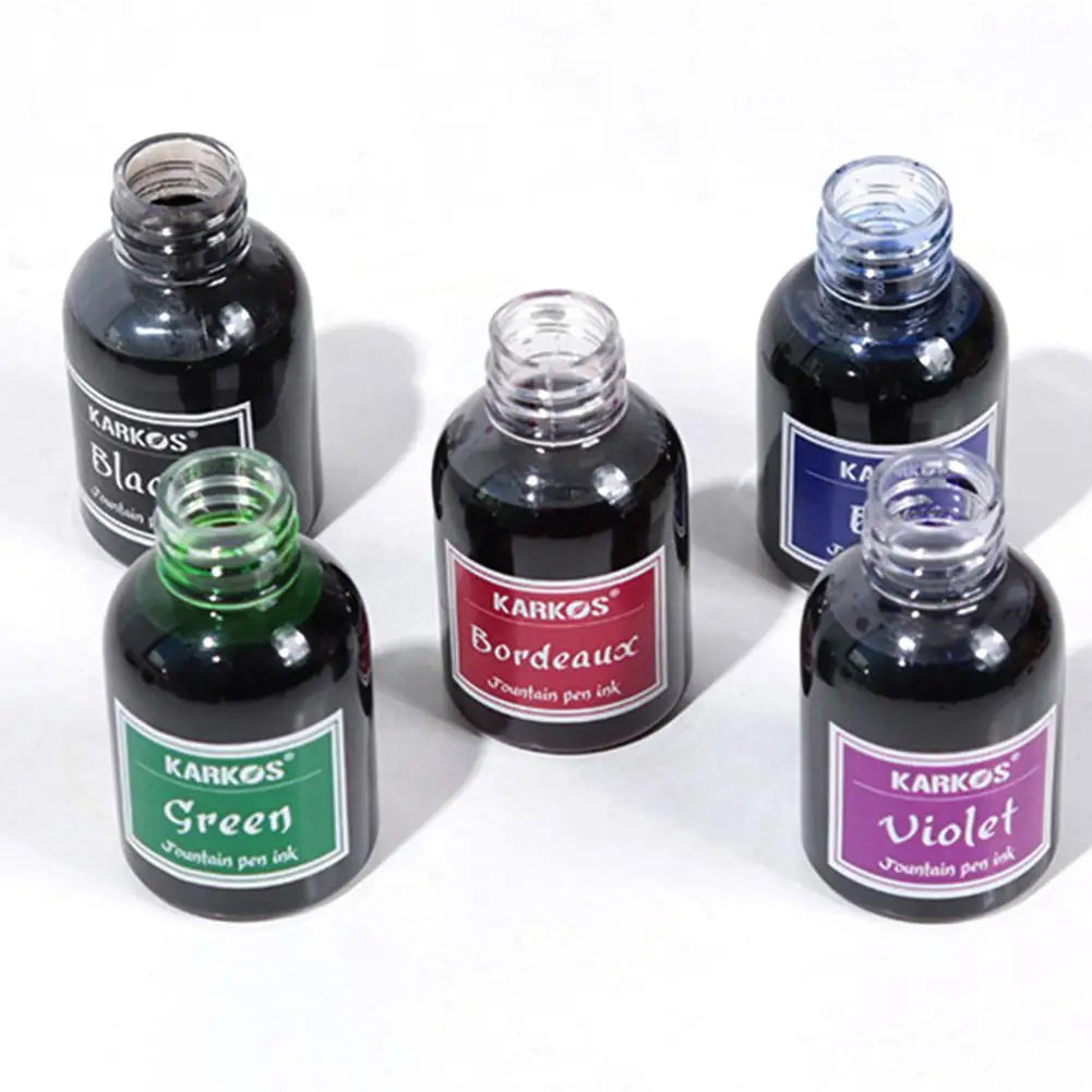 1 Bottle Pure Colorful 30ml Fountain Pen Ink Refilling Inks Stationery School High Quality Calligraphy Writing Fountain Pen Ink