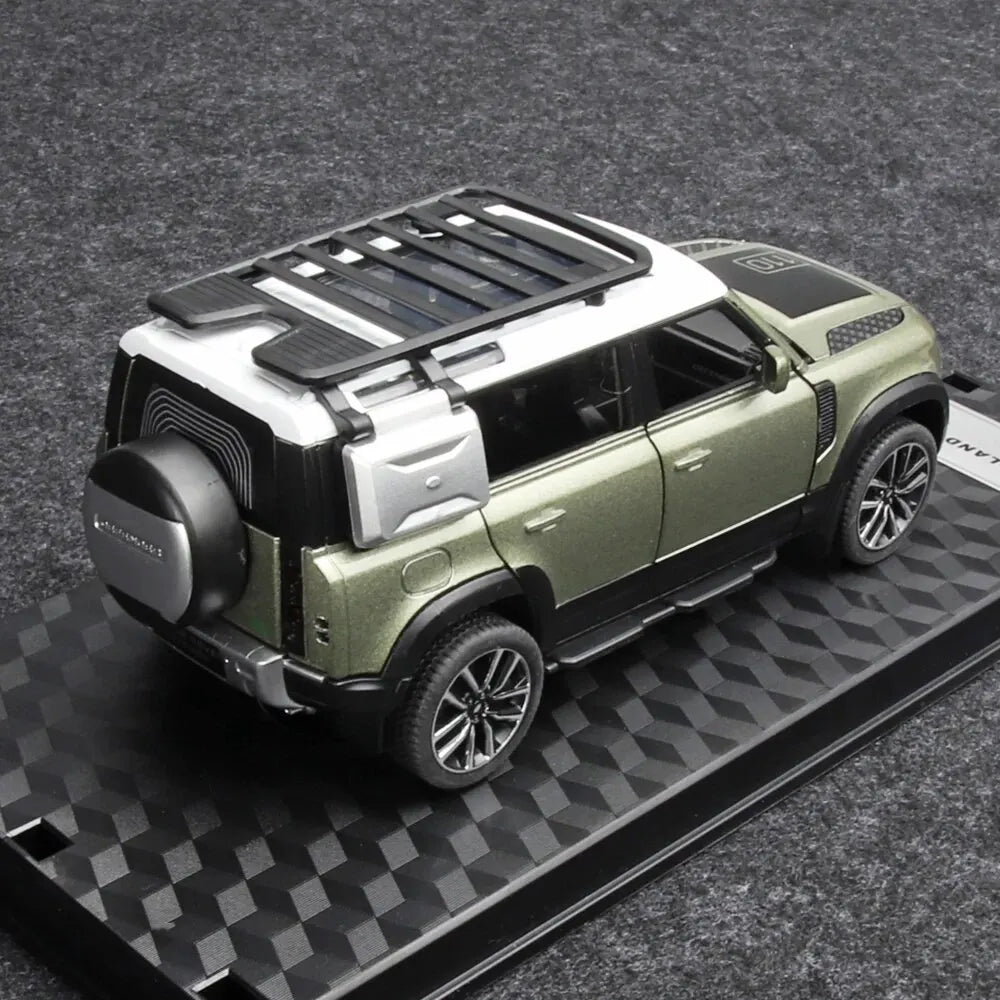 Miniature Car Model, 1/32 Pullback Toy Land Rover New Defender, Sound