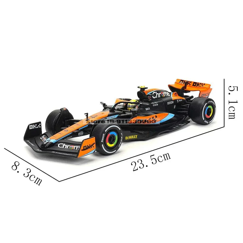 F1 collectible toy car scale 1:24 2023 McLaren car toy collection gift