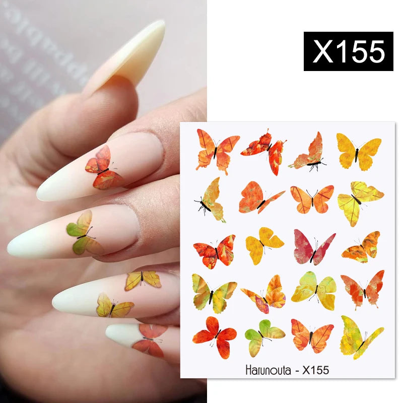 Harunouta Sheet Nail  Water Decals Transfer -Stickers Nail Art 1 sheet