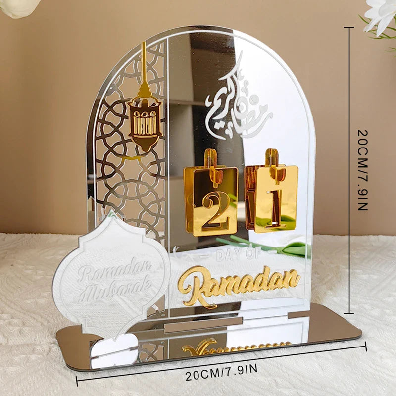 Ramadan Countdown Calendar - Eid Mubarak 2024 Home Decor