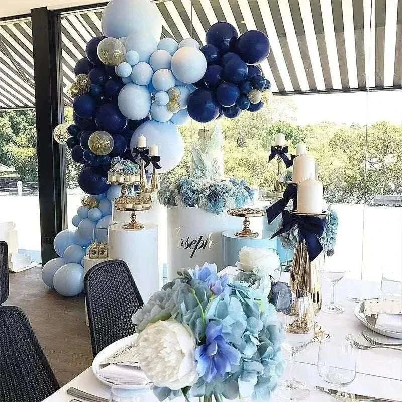 Balloon Garland Arch 72Pcs Party Decor Party Supplies Gift Blue Colour