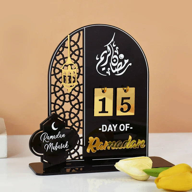 Ramadan Countdown Calendar - Eid Mubarak 2024 Home Decor