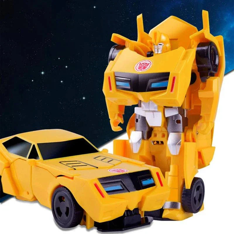 Transformer Car Toy Children's Gift Figurine Toy Mini Metamorphic Car