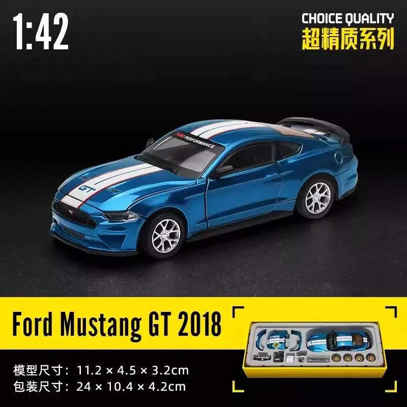 CCA MSZ 1:42 Suzuki Jimny 2018 Ford Mustang GT Alloy Toy Car Model Racing Alloy assembly series sports cars Fitting styles