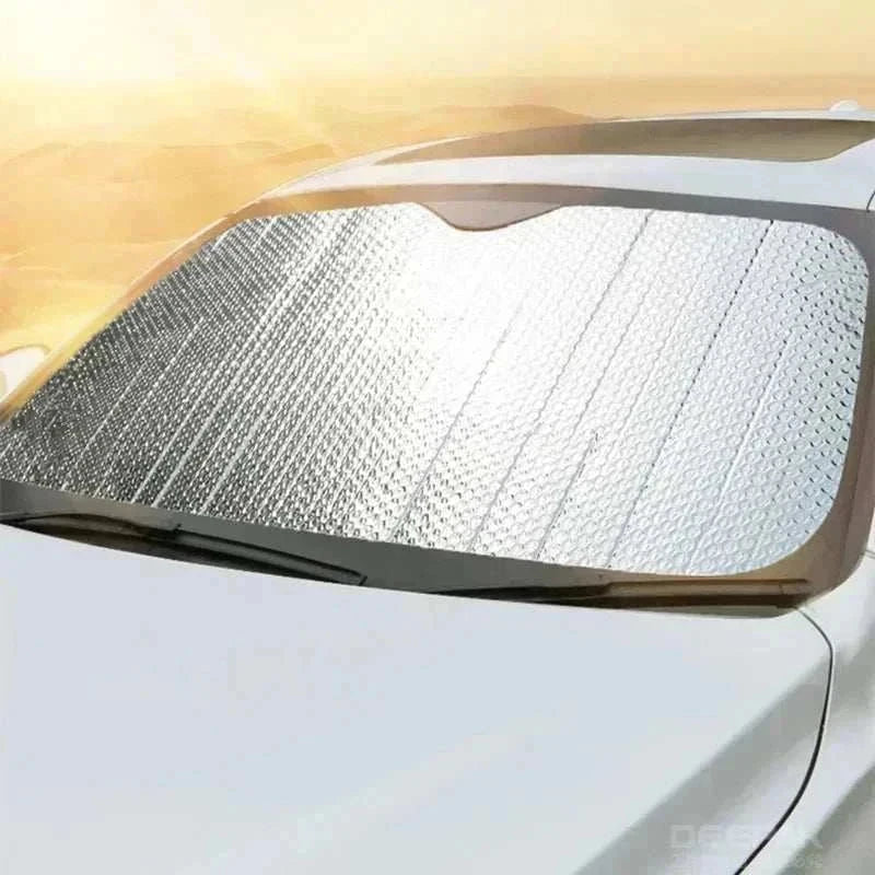 Car windshield sun visor 140cm Foldable,  Portable  Sun Cover, Anti UV