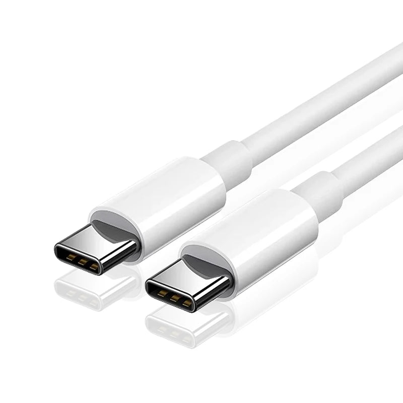 PD 100W 60W USB C to USB Type C Cable Fast Charge Data Cable For Huawei Samsung Xiaomi Macbook iPad Data Line Type C To Type C