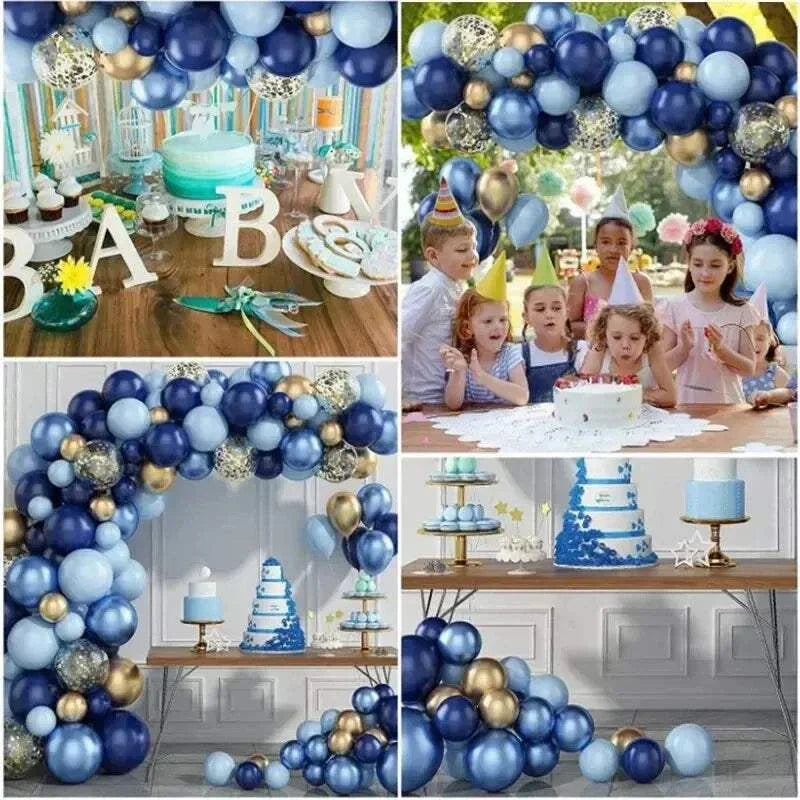 Balloon Garland Arch 72Pcs Party Decor Party Supplies Gift Blue Colour