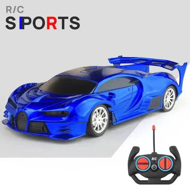 1 18 RC Car LED Light Remote Control Collectible Sport Car Gift Racing