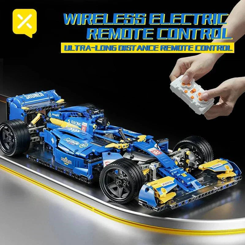 F1 Race Car remote control, 1163 Pcs Building Block Set Model Race Car