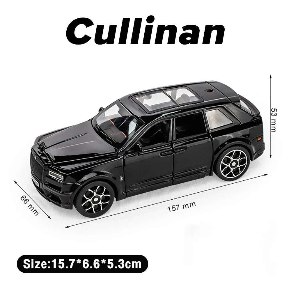 1:32 Rolls Royce Cullinan SUV Diecast Model - Alloy Toy Car with Sound & Light